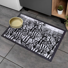 Newcastle Montage - Retro Door Mat - 60cm x 40cm