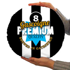 Newcastle Paul Gascoigne - Football Legends - Circle Cushion 14inch