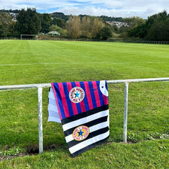 Newcastle Three Shirt Design - Personalised Lightweight, Microfibre Retro Beach Towel - 150cm x 75cm