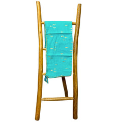 Nomad Sari Pareo – Turquoise & Gold Fish Print