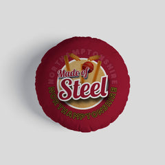 Northamptonshire Cricket Steel  - Legend Collection - Circle Cushion 14inch