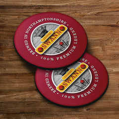 Northamptonshire Swann  - Cricket Coaster - Circle or Square