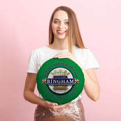Northern Ireland Bingham  Circle Cushion 14inch