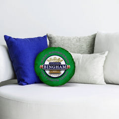 Northern Ireland Bingham  Circle Cushion 14inch