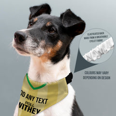 Norwich 1985 Home Shirt - Personalised Pet Bandana - 4 Sizes