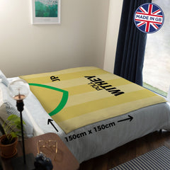 Norwich - 1985 Home Shirt - Retro Fleece Blanket