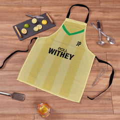 Norwich - 1985 Home Shirt - Retro Football  Novelty Water-Resistant, Lazer Cut (no fraying) Light Weight Adults Apron