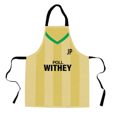 Norwich - 1985 Home Shirt - Retro Football  Novelty Water-Resistant, Lazer Cut (no fraying) Light Weight Adults Apron
