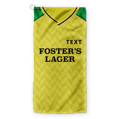 Norwich -1986 Home - Retro Lightweight, Microfibre Golf Towel