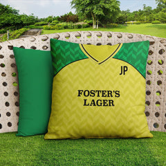 Norwich - 1986 Home Shirt - 45cm or 61cm Retro Showerproof Outdoor Cushion