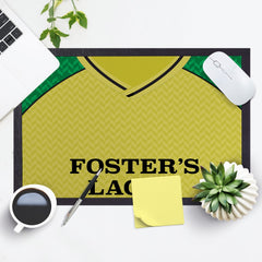 Norwich 1986 Home Shirt - Personalised Retro Door Mat - 60cm x 40cm