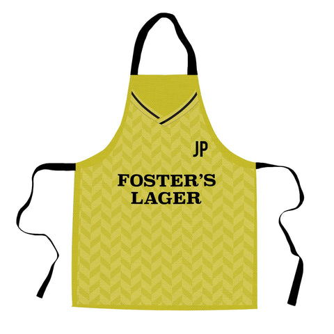 Norwich - 1986 Home Shirt - Retro Football  Novelty Water-Resistant, Lazer Cut (no fraying) Light Weight Adults Apron