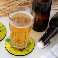 Norwich 1994 Home Shirt - Personalised Drink Coaster - Square Or Circle