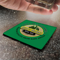 Norwich Delia Smith - Football Coaster - Square Or Circle