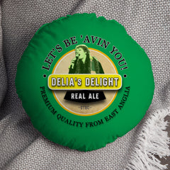 Norwich Delia Smith - Football Legends - Circle Cushion 14inch