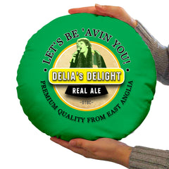 Norwich Delia Smith - Football Legends - Circle Cushion 14inch