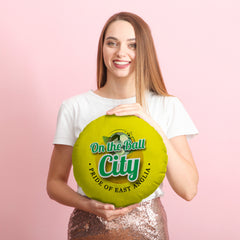 Norwich On the Ball - Football Legends - Circle Cushion 14inch