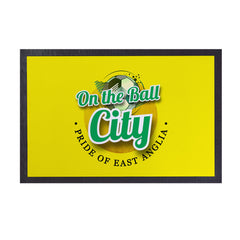 Norwich On the Ball  - Football Legends - Door Mat -60cm X 40cm