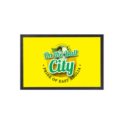 Norwich On the Ball  - Football Legends - Door Mat -60cm X 40cm