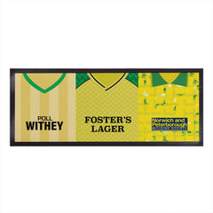 Norwich- Retro Football Shirts - Bar Runner