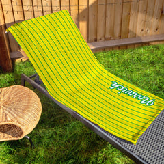 Norwich - Stripes - Microfibre Retro Beach Towel - 150cm x 75cm