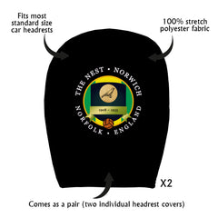 Norwich The Nest - Football Legends - Headrest Cover