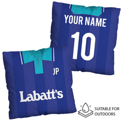 Nottingham - 1993 Away Shirt - 45cm or 61cm Retro Showerproof Outdoor Cushion