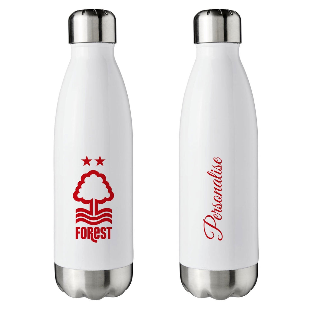 Nottingham Forest FC Crest Insulated Water Bottle - White