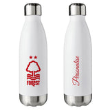 Nottingham Forest FC Crest Insulated Water Bottle - White