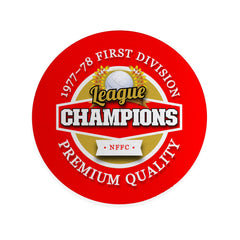 Nottingham League Champions - Football Coaster - Square Or Circle