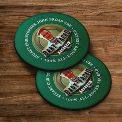 Nottinghamshire Baby Faced  - Cricket Coaster - Circle or Square