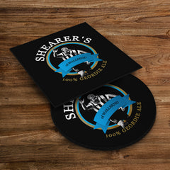 Newcastle Alan Shearer - Football Coaster - Square Or Circle
