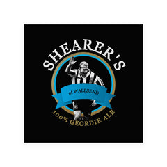 Newcastle Alan Shearer - Football Coaster - Square Or Circle