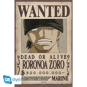 One Piece Poster Wanted Zoro 167