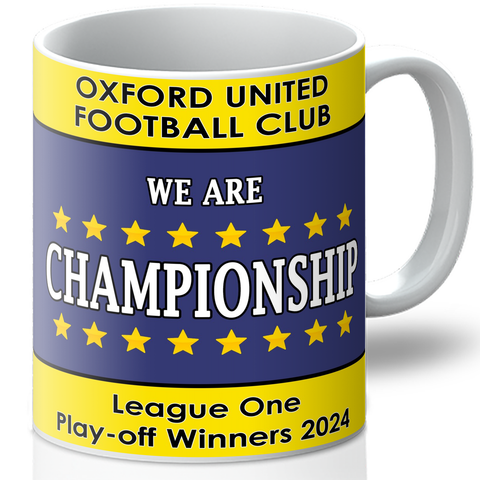 Oxford United Mug - Promotion To Championship