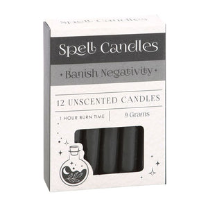 Pack of 12 Banish Negativity Spell Candles