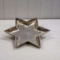 Silver Star Shape Plate