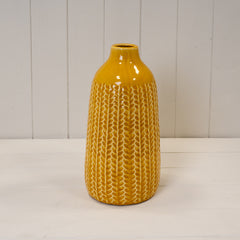 Yellow Ceramic Vase