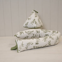 Satchville Olive Draught Excluder in Natural