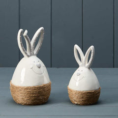 Ceramic Rabbit Egg