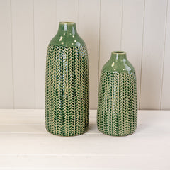 Green Ceramic Vase