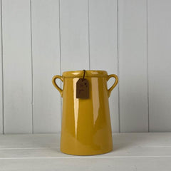 Burnt Yellow "For You" Vase TD11