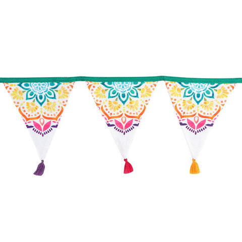 Peace Out Mandala Fabric Bunting