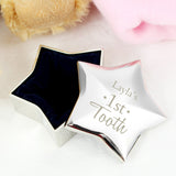 Personalised 1st Tooth Star Trinket Box