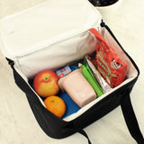 Personalised Adventure Black Lunch Bag