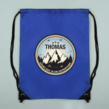 Personalised Adventure Blue Kit Bag