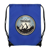 Personalised Adventure Blue Kit Bag