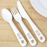 Personalised Animal Alphabet Plastic Cutlery