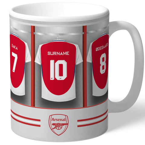 Personalised Arsenal Dressing Room Mug