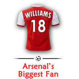 Personalised Arsenal Sports Water Bottle Aluminium With Carabiner 400ml